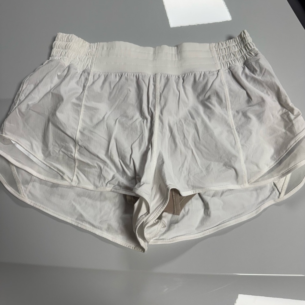 Women's White Lulu Shorts
